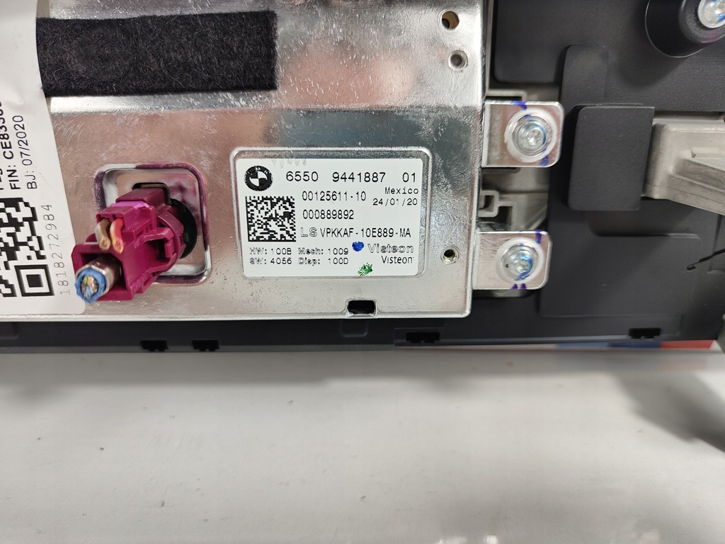 BMW G42 G20 G21 MONITOR-ANZEIGEBILDSCHIRM 10,25'' LHD 9441887 Product image