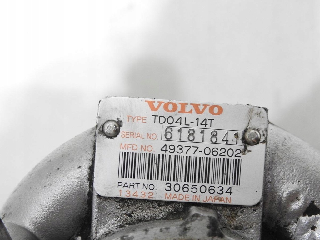 TURBOLADER TURBINE VOLVO S60 I 2,5 T 30650634 Product image