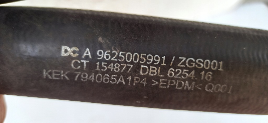 MERCEDES ACTROS SCHLAUCHROHR WASSERSCHLAUCH A9625005991 Product image