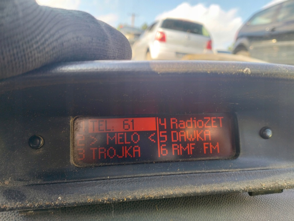 Radioanzeige Peugeot 307 9640963777 Product image