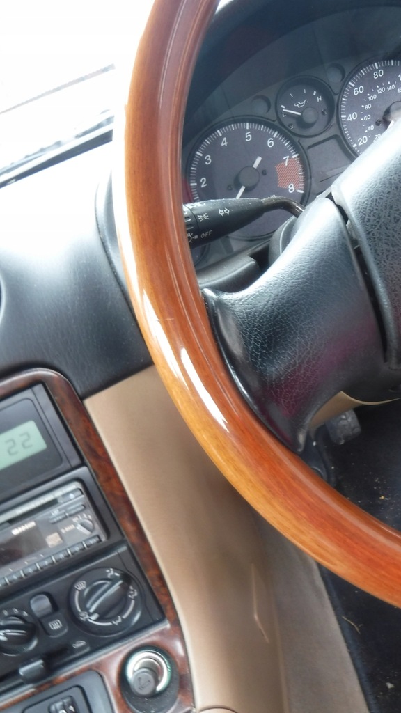 Holzlenkrad Nardi Torino Mazda MX-5 Knopf Product image