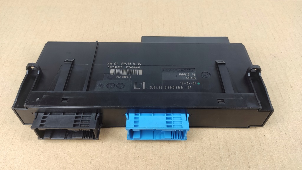 BMW E87 E90 KOMFORTMODUL PL2 JBBFE II L1 9160186 Product image