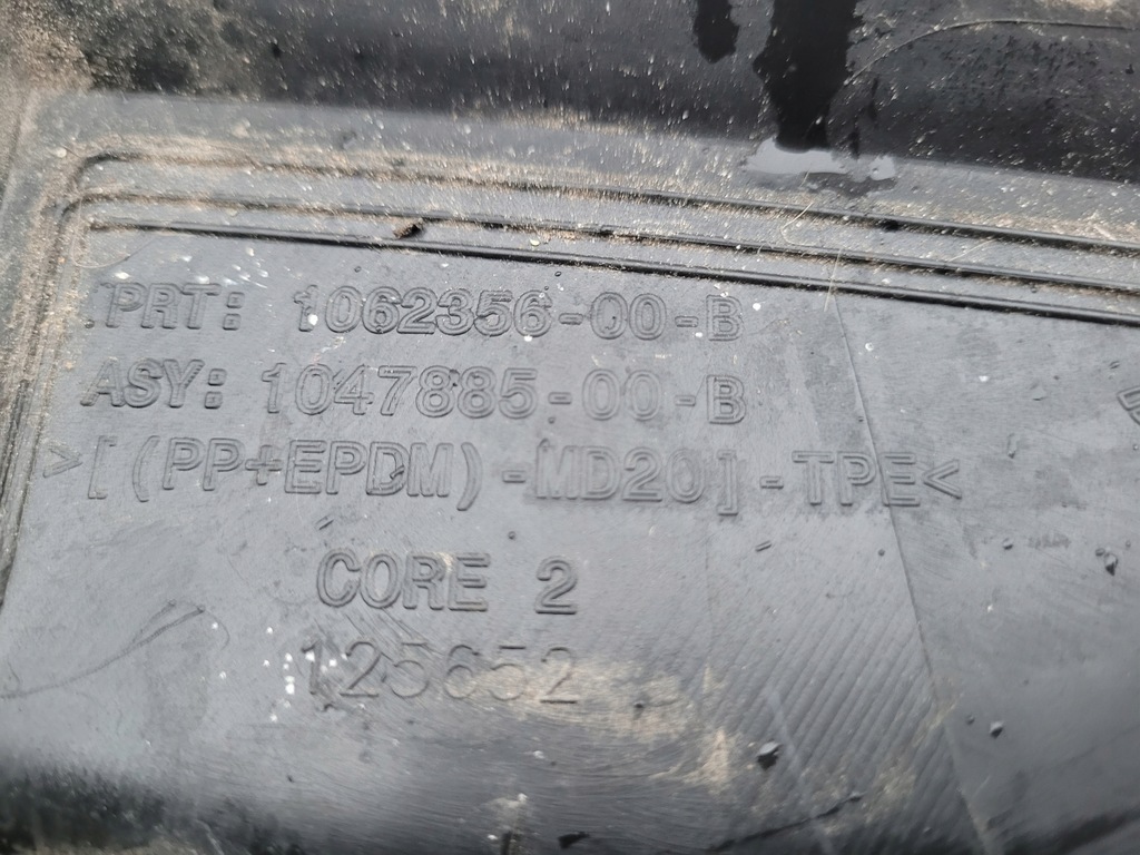 Rinnenklappenabdeckung TESLA X 1062356-00 Product image
