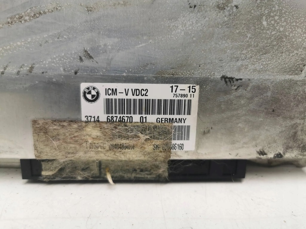 BMW 5 F10 F11 SUSPENSION CONTROLLER MODUL VDC 6874670 Product image