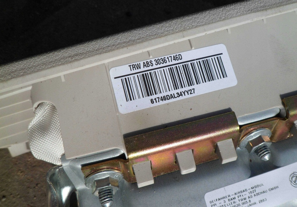 Airbag Passagier Airbag Punto 2 II 99-2010 Weiß 735361964 Product image
