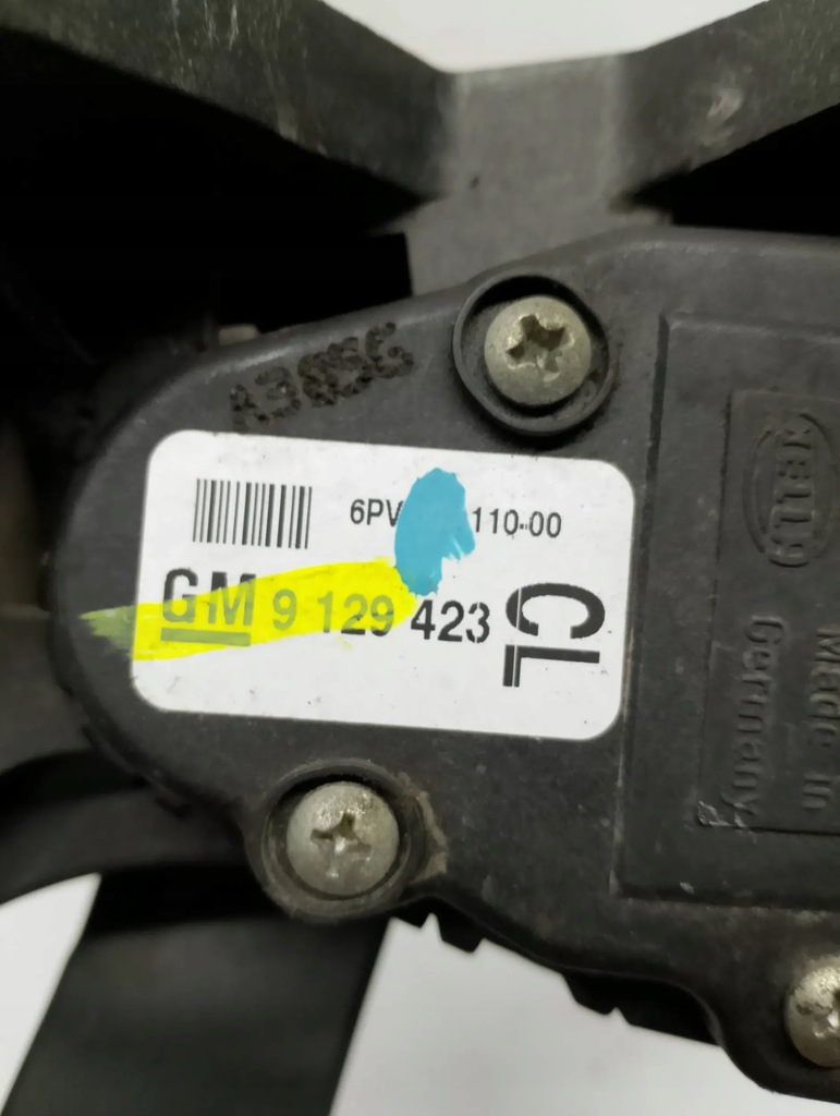 POTENTIOMETER GASPEDAL OPEL CORSA C 1.0B 9129423CL Product image