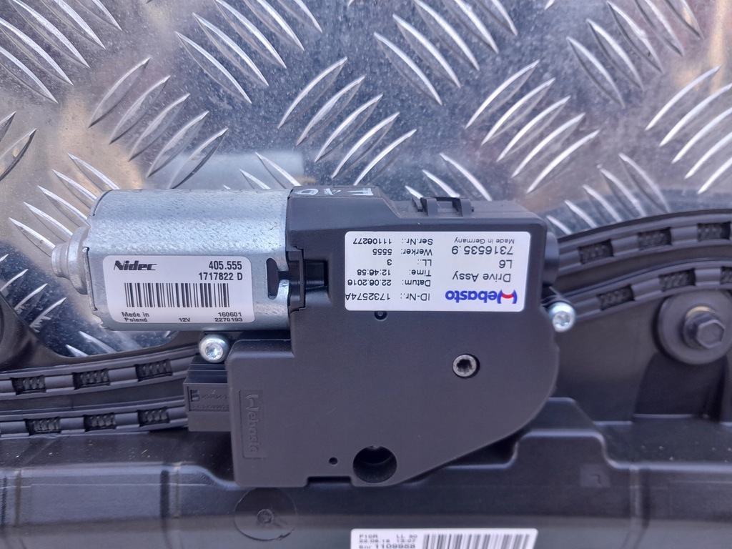KOMPLETTE SONNENDACH-DACHSCHEIBENFÜHRUNGEN BMW F10 5 11-17 SEDAN 8060816 Product image