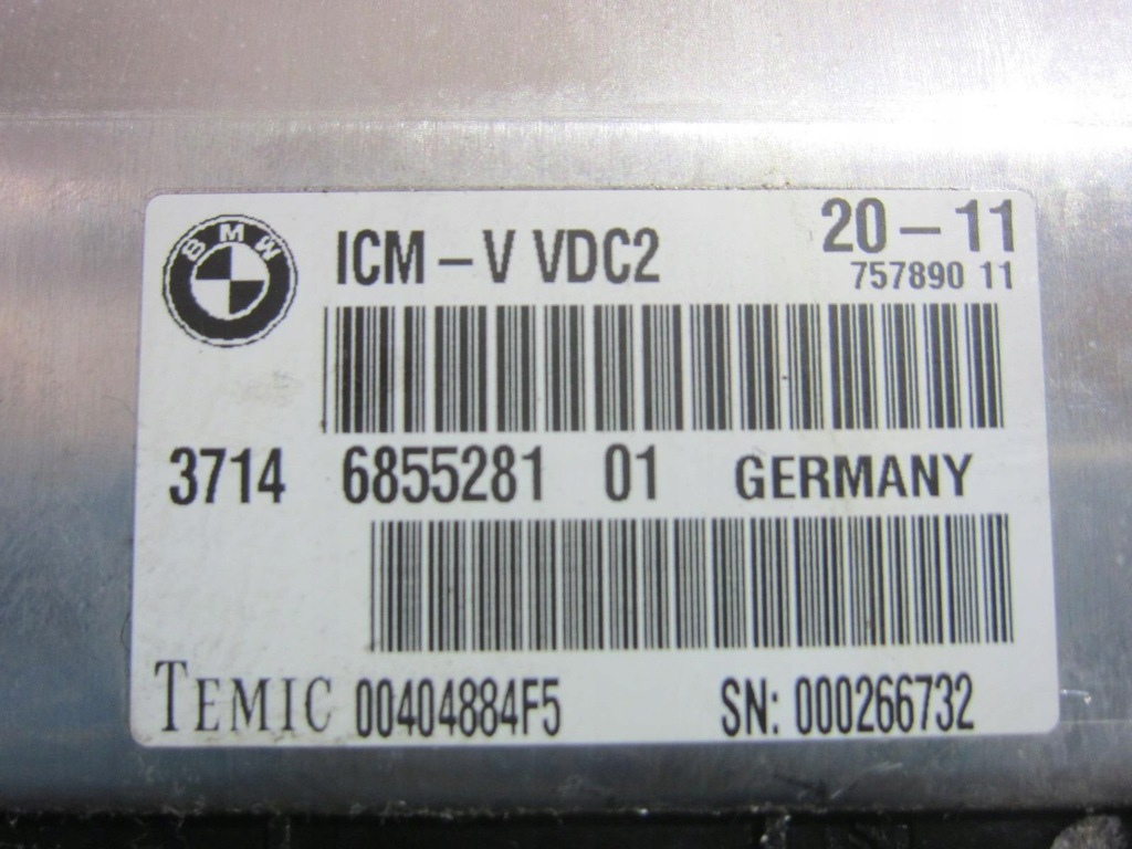 BMW 6 F12 F10 F06 ICM-CONTROLLER-MODUL 37146855281 Product image
