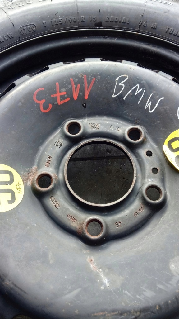 RESERVERAD 5X120 R15 BMW E46 1095069 Product image