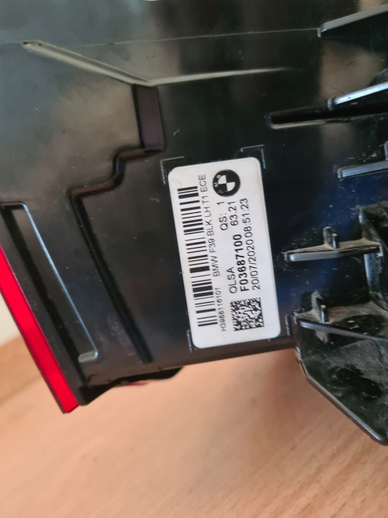 BMW X2 F39 HECKLEUCHTE LINKS SCHWARZ EU 9881161 Product image