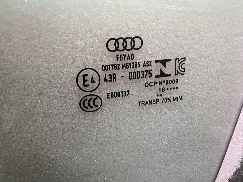 AUDI A6 S6 C8 TÜRFENSTER HINTEN LINKS 4K5845205 Product image