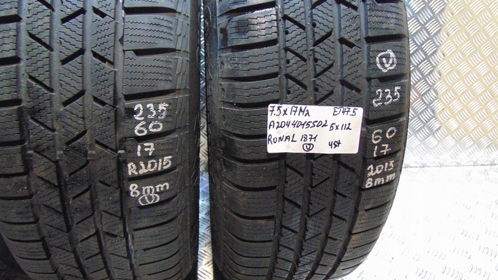 SET FELGEN + REIFEN Mercedes-Benz A2044015502 7,5" x 17" 5x112 ET 47,5 Product image