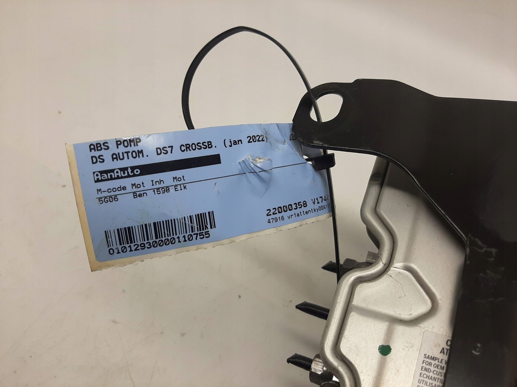 CITROEN DS7 PUMPENSTEUERUNG ABS-MODUL 9824311280 970203 190209 9833214480 Product image