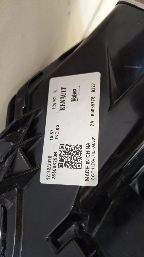 HALOGEN RECHTE LED RENAULT KOLEOS II 266008290R Product image