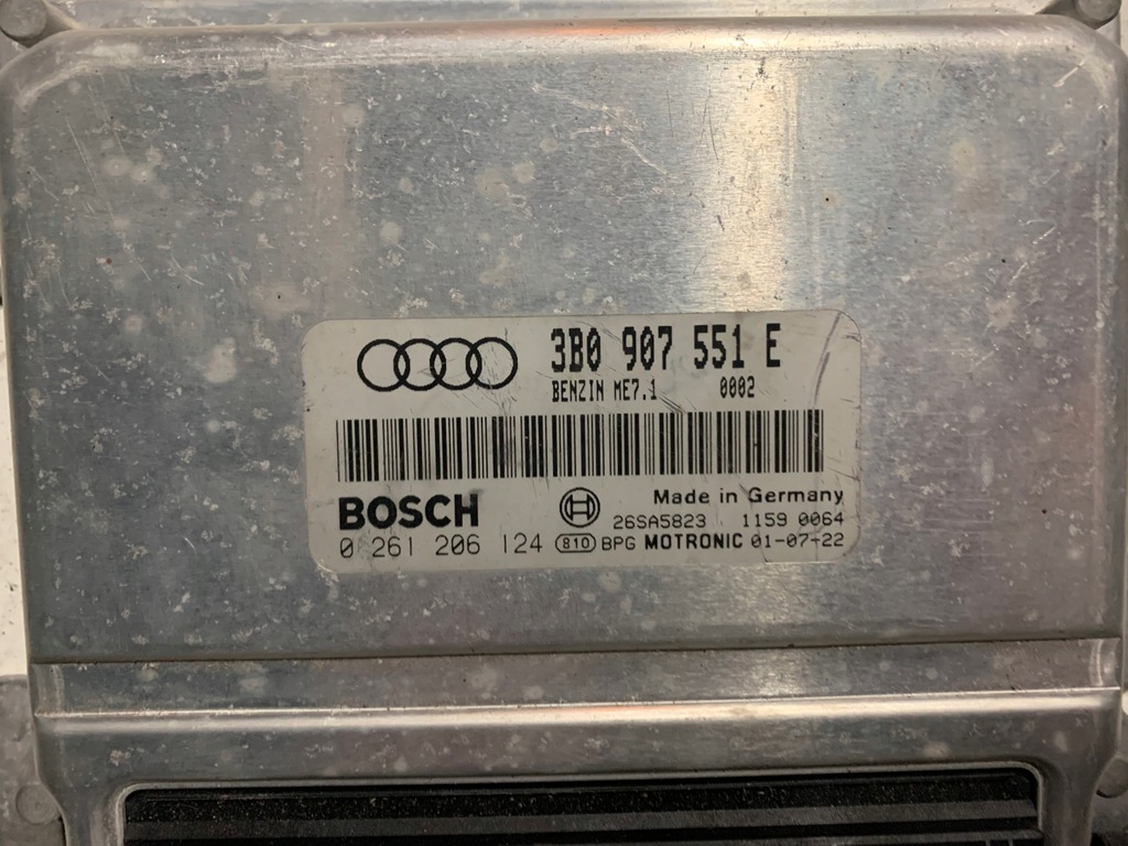 COMPUTER AUDI A8 2,8 0261206124 3B0907551E Product image