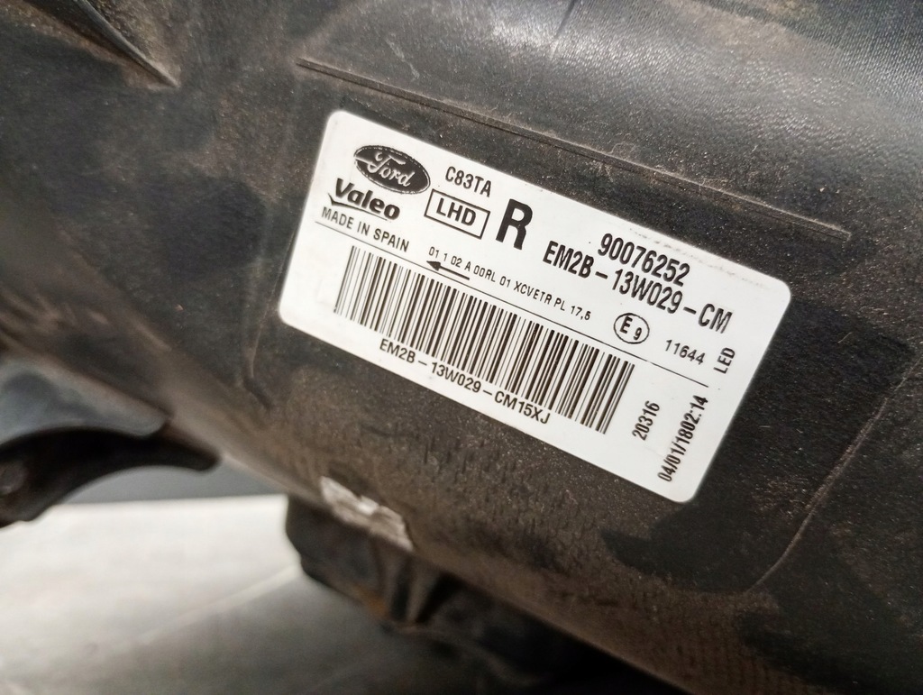 EM2B-13W029-CM Righer Ford S-Max MK2 2017 Vollständiger Scheinwerfer Product image