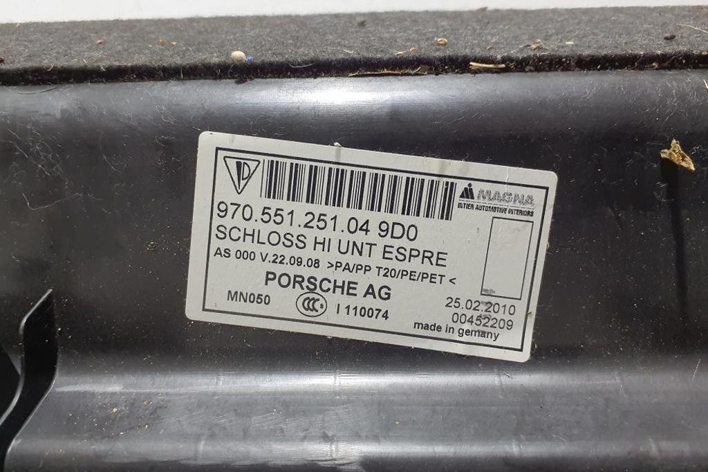 Andere innere Teile von Porsche Panamera (970) 97055125104 4.8l Benzin Product image