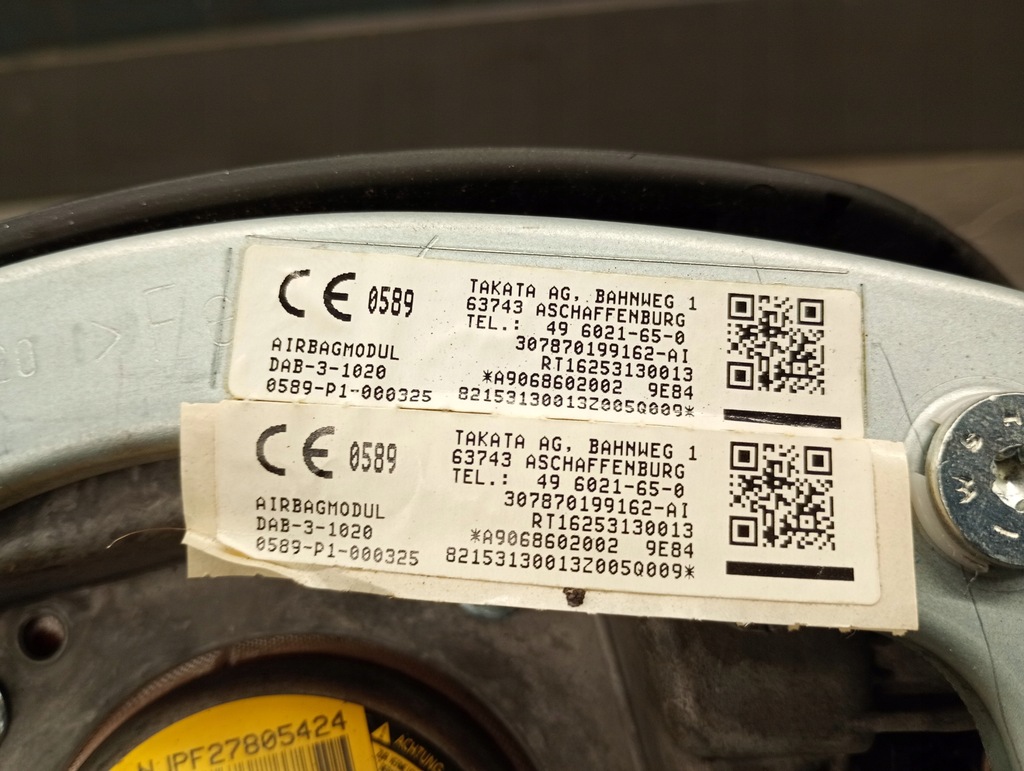 A9068602002 Mercedes Sprinter W906 Airbag -Kissen Product image