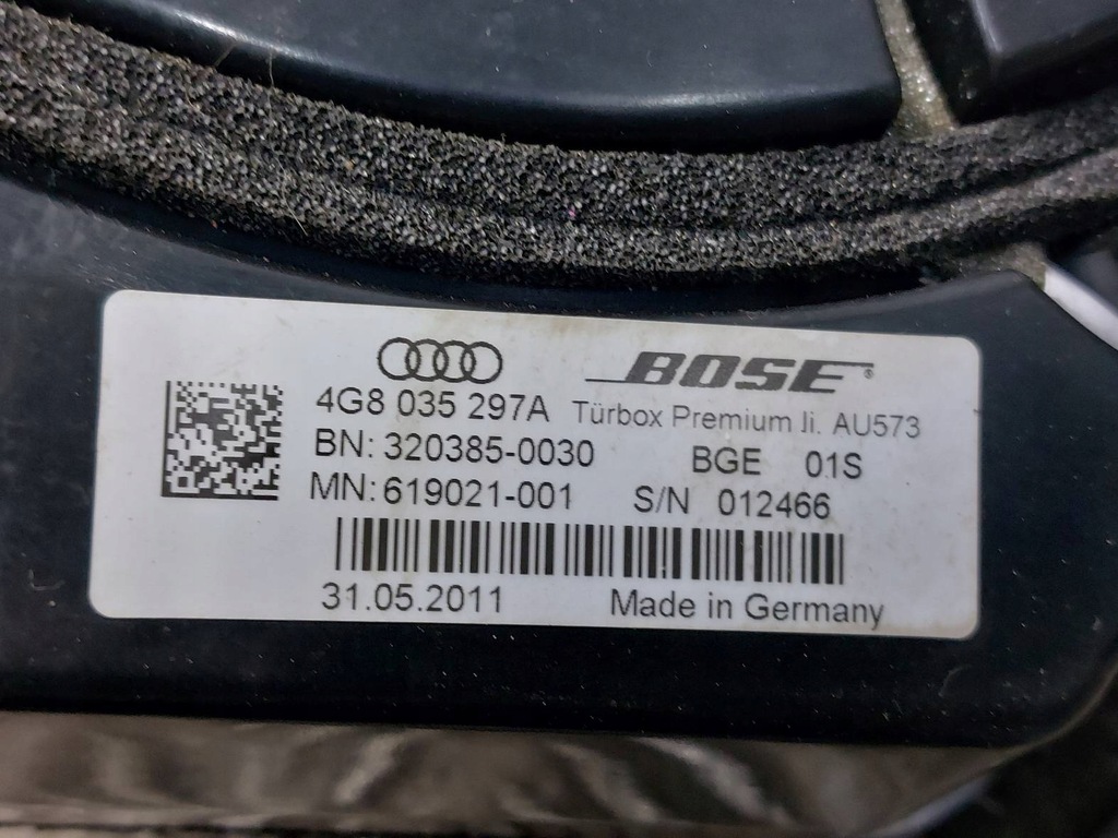 Lautsprecher Set Bose Audi A7 4G 4G0035223B 4G8035298A 4G9035382A Product image