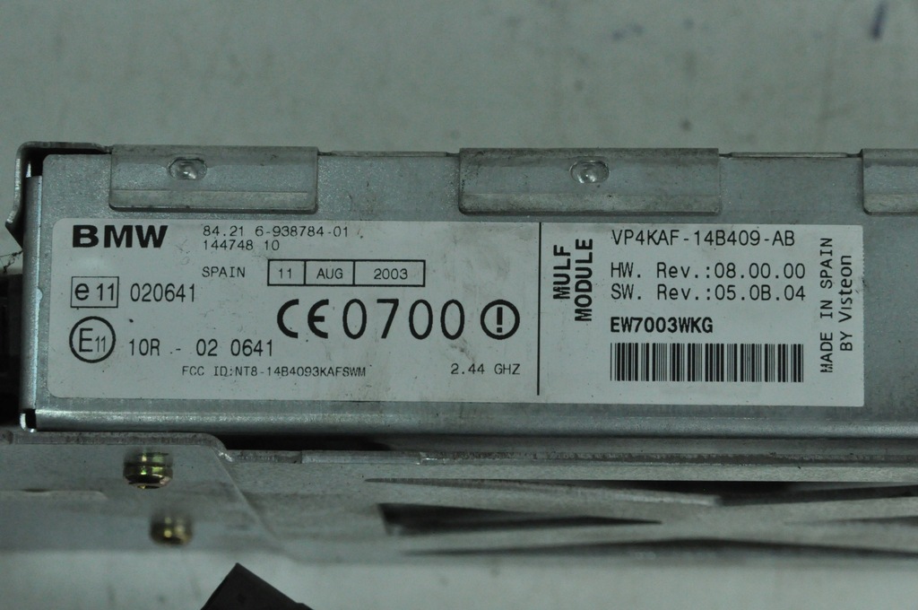 BMW E90 E91 E60 BLUETOOTH-CONTROLLER-MODUL 6938784 Product image