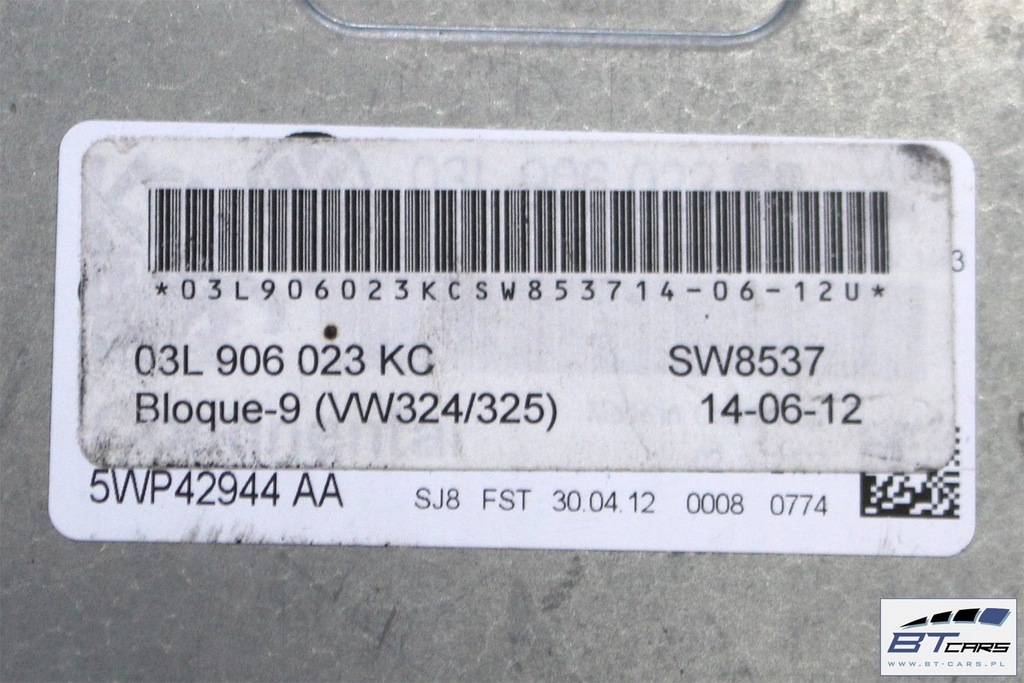 VW Der Käfer -Startset des Autofeuerfeuerautos 5C5920870C 03L906023 Product image