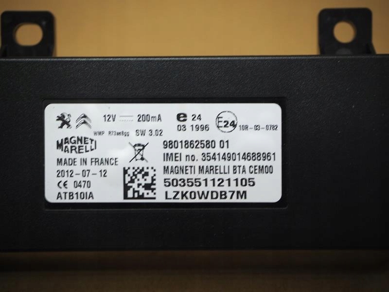BLUETOOTH-NAVIGATIONSMODUL CITROEN C5 III Product image