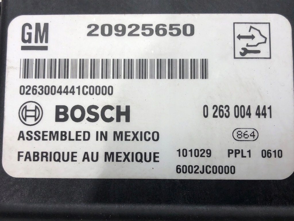 MODUŁ PDC OPEL ASTRA J 20925650 Kombi 10-15 STEROWNIK Product image