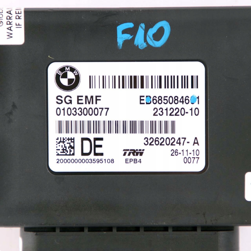 BMW F10 F11 F12 Handbremsmodul 6850846 Product image