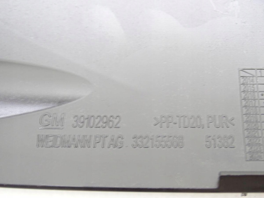 OPEL ASTRA K 15-22 LUFTANSAUG DES LUFTERHEIZERS 39102962 332155568 Product image