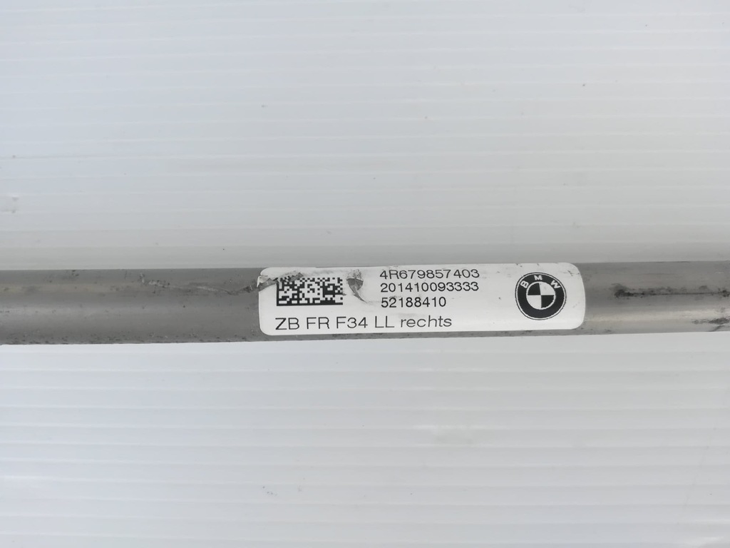 BMW F34 Manuelle Kabelführung EU-6798574 Recht Product image