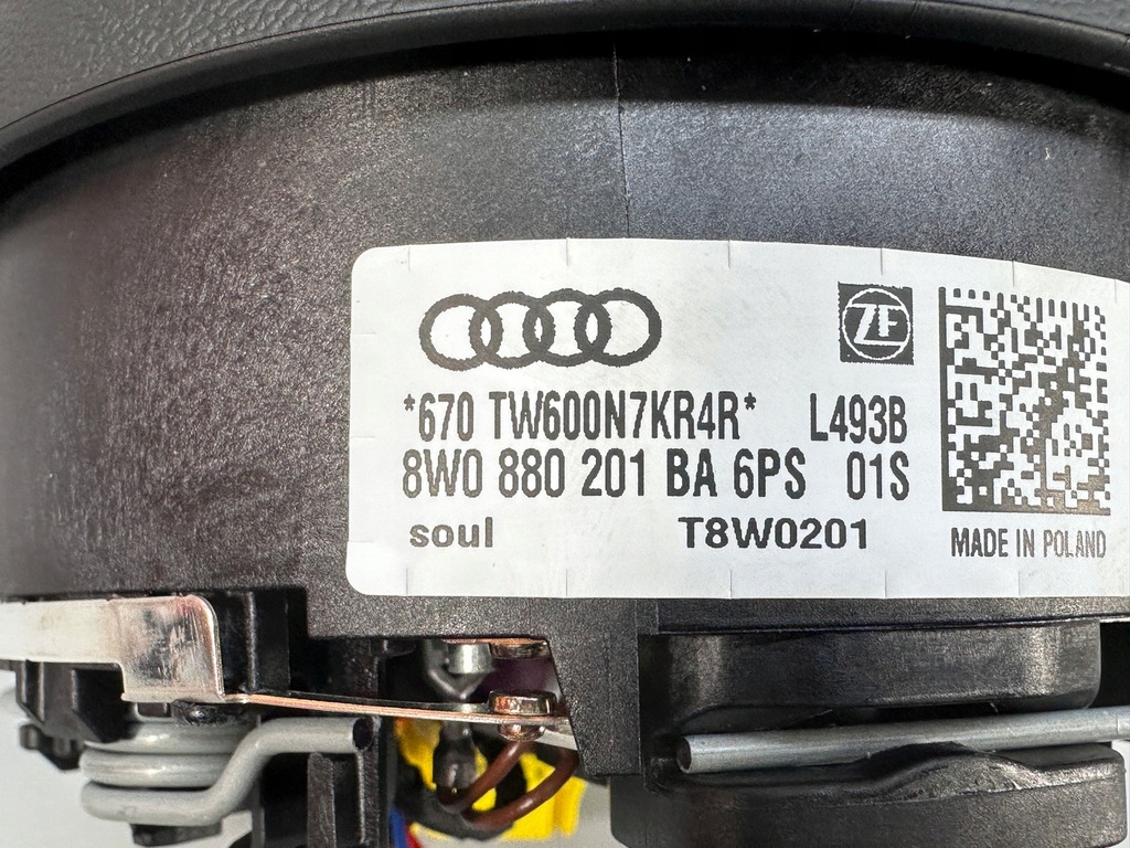 Audi A4 B9 Lift A5 F5 8W Airbag -Airbag -Fahrer 8W0880201BA Product image