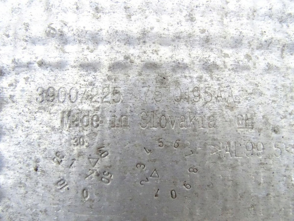 OPEL ASTRA K 15-22 OSŁONA TERMICZNA WYDECHU TŁUMIKA 39007225 Product image