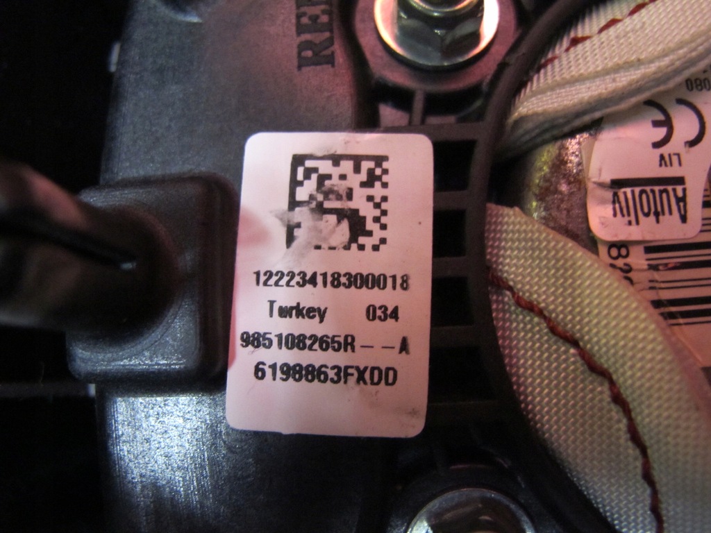 CLIO 4 IV AIRBAG CUSHION BOARD COCKPIT-KONSOLE Product image