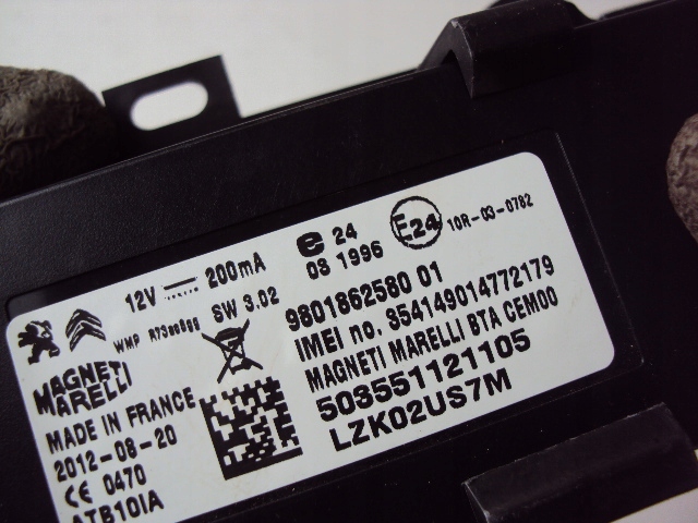 STEUERMODUL CITROEN DS3 2011- Product image