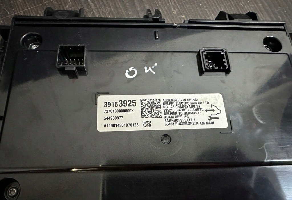 OPEL INSIGNIA B DISPLAY NAVIGATIONSBILDSCHIRM 39163925 Product image