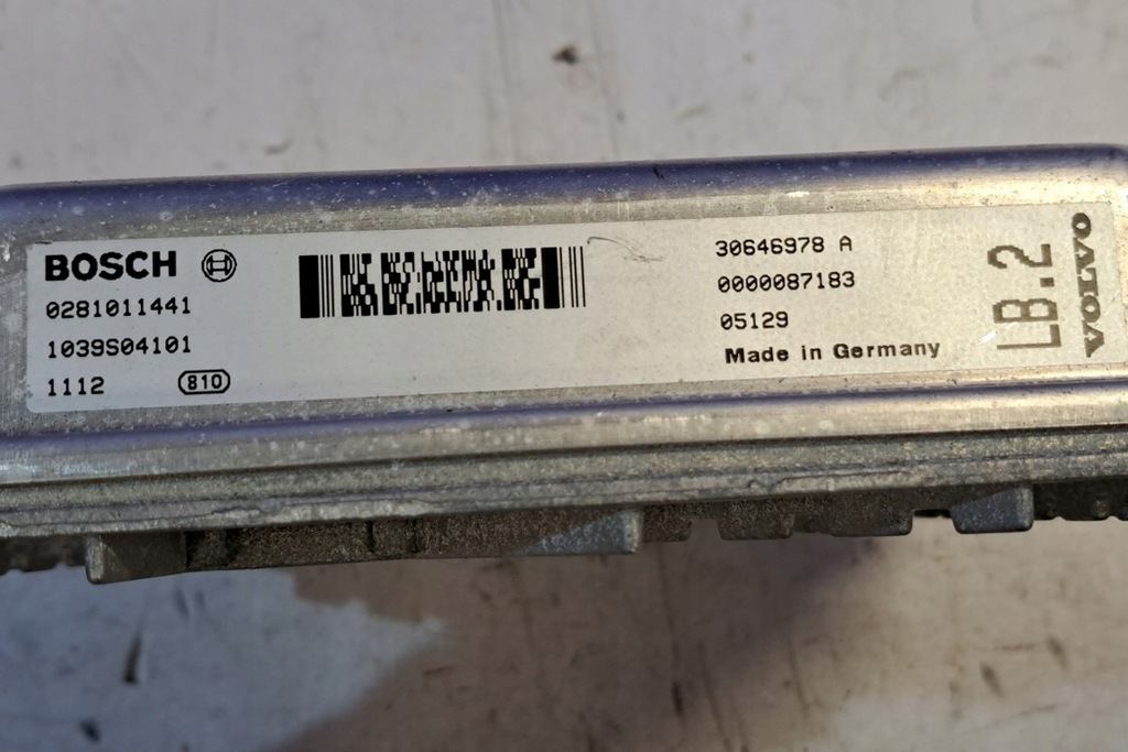 Volvo XC90 und 0281011441 2.4L Diesel 120 kW 2005 Motor Computer Product image