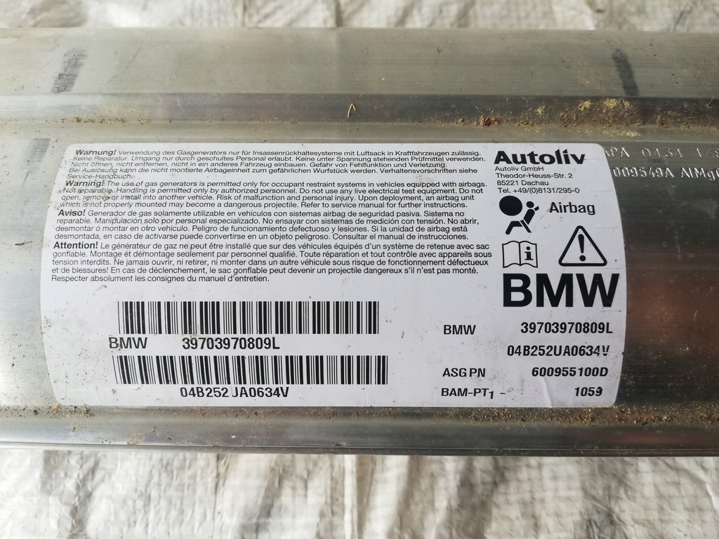 BMW E60 E61 BEIFAHRERKISSEN Product image