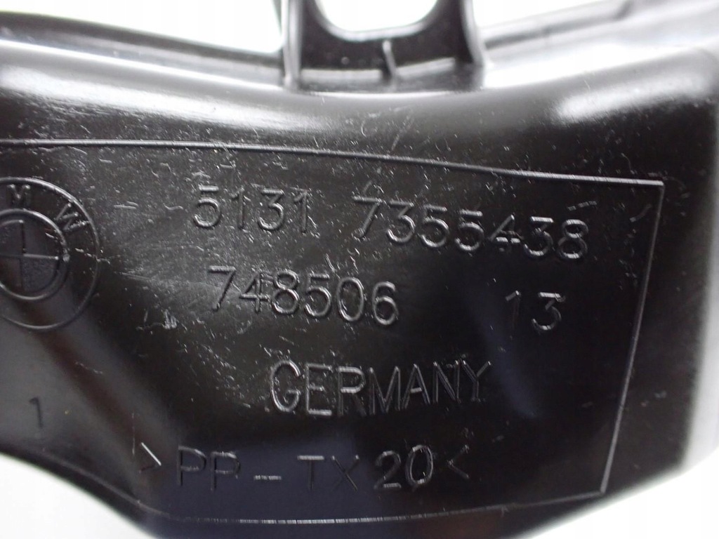LUFTRICHTUNGSABDECKUNG EINLASS 7385249 7355438 BMW X2 F39 X1 F48 18R Product image