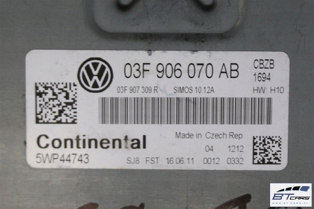 VW The Beetle Car Firefighting Set 5C5920870b 03F906070 Product image