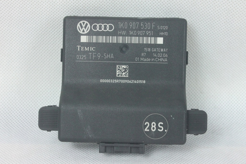 Gateway-Controller-Modul Audi VW Skoda Octavia II 1.9 BXE Seat 1k0907530f Product image