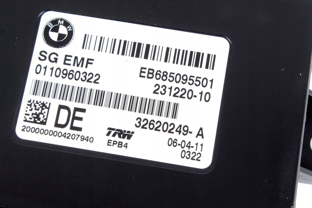 HANDBREMSSTEUERMODUL EMF BMW 6850955 Product image