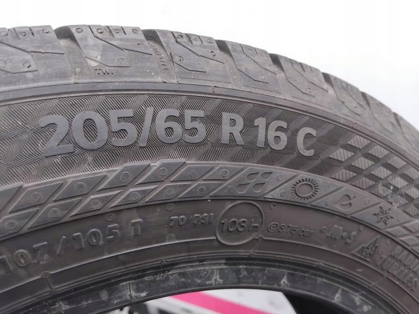 Reifen 205/65r16C 107/105T Continental Vancontact 4Season 2019 6,1–7,1 mm Product image