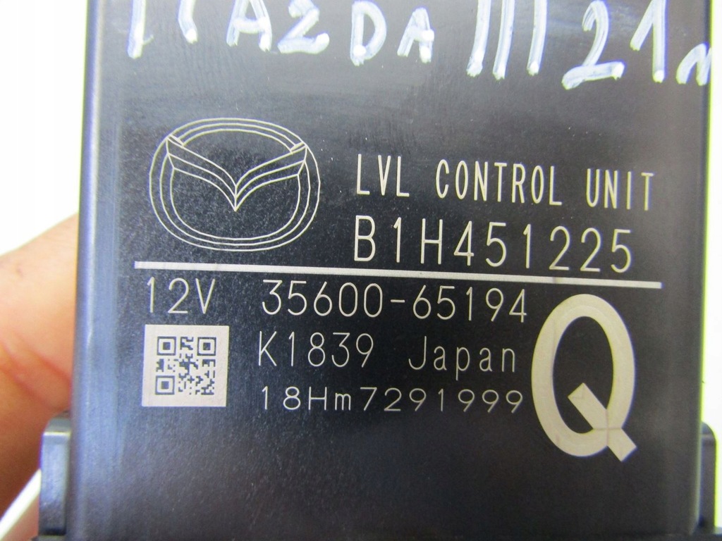 MAZDA 3 BP IV 21R LICHTSTEUERMODUL LVL CONTROL 35600-65194 B1H451225 Product image