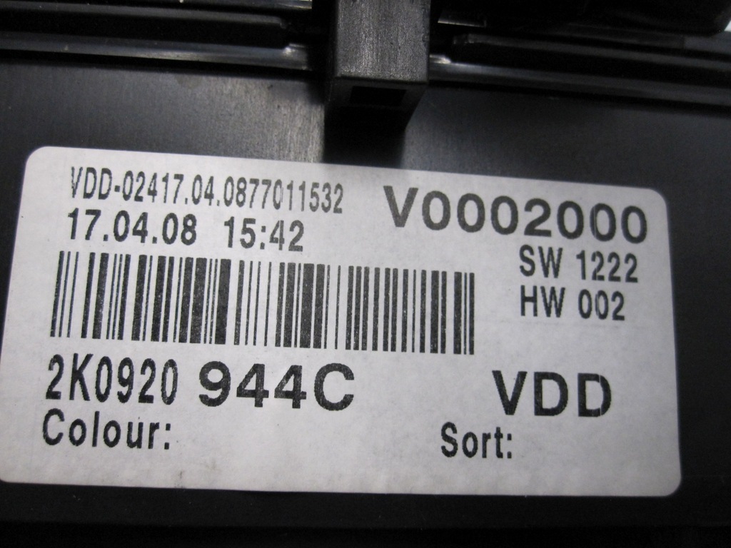 Volkswagen Caddy III 08R Taktmesser 2K0920944C A2C53025660 Engländer Product image