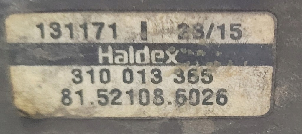 LUFTVENTROCKNER MAN ECAM HALDEX 81.52108-6026 Product image