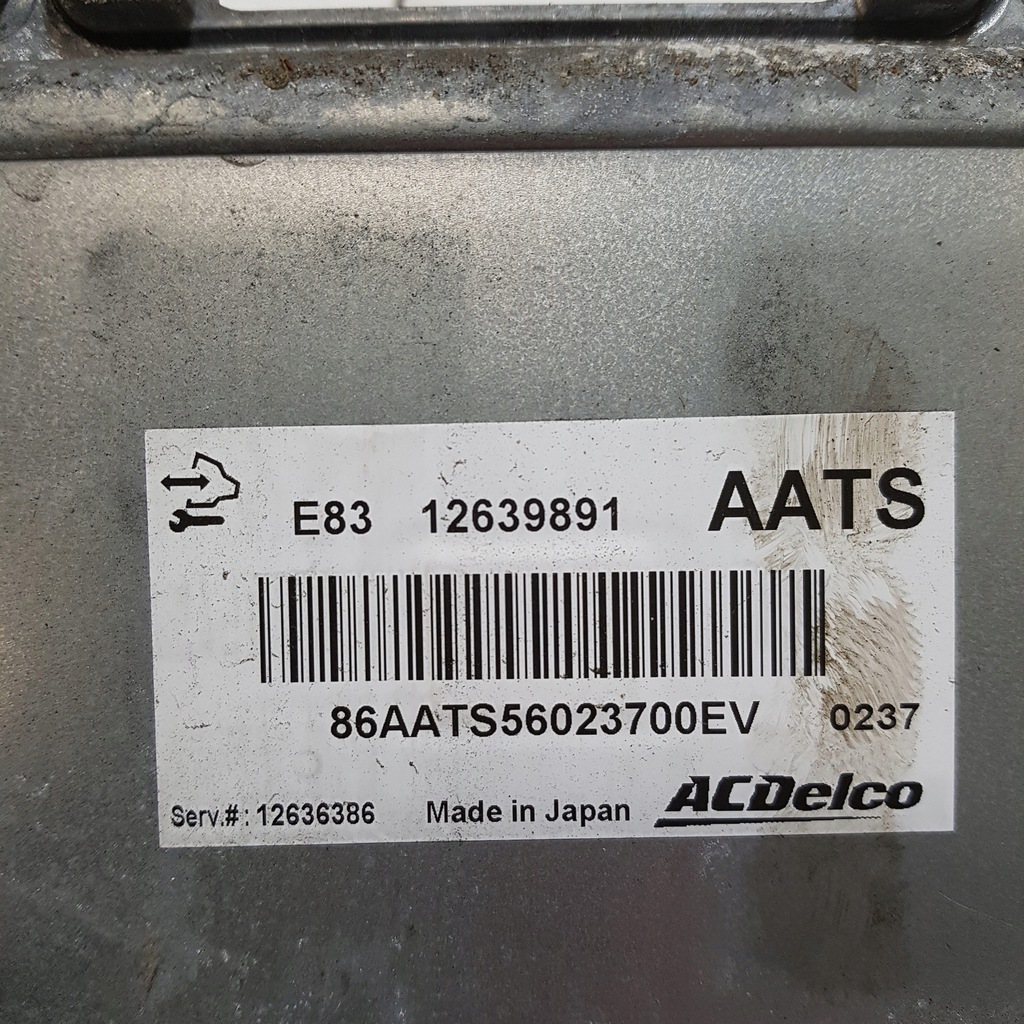 Motor Computer Controller Opel Astra J 1.4 B 2010 12636386 12639891 Product image