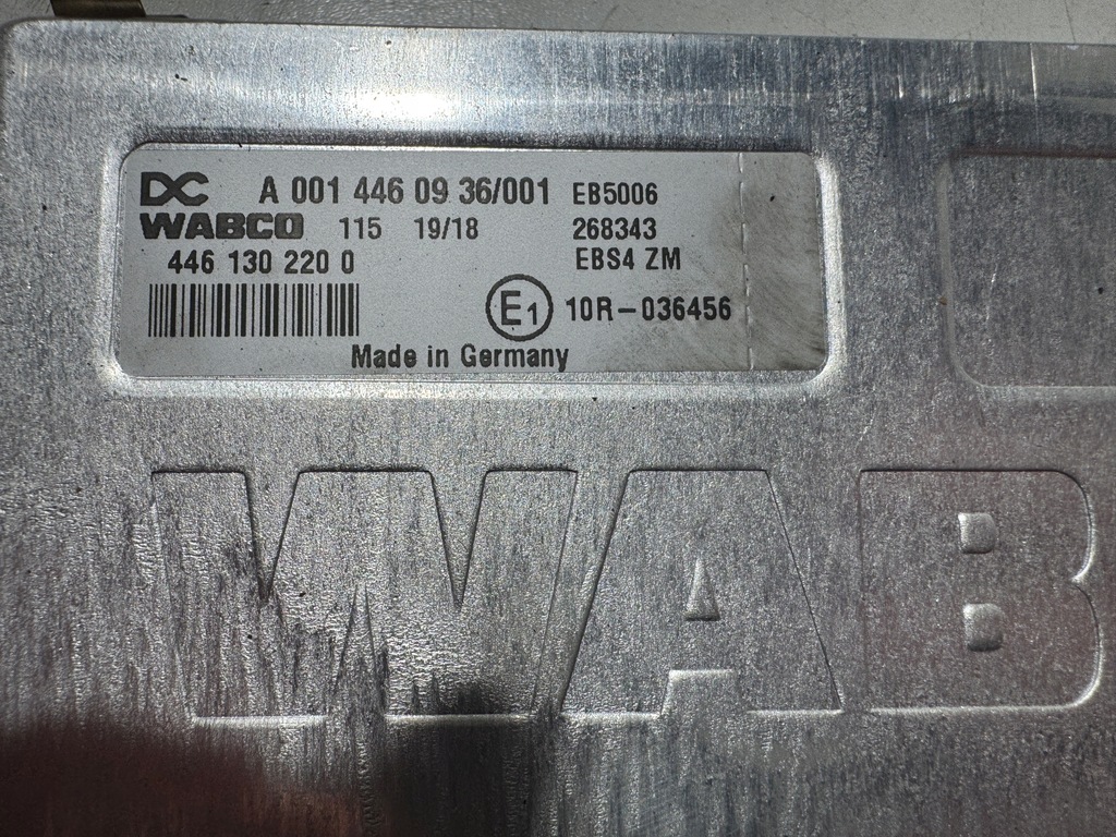 KOMPUTER STEROWNIK EBS4 MERCEDES ACTROS MP 4 ATEGO III A0014460936 Product image