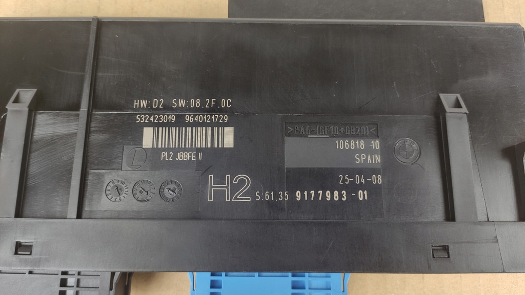 BMW E87 E90 KOMFORTMODUL PL2 JBBFE II H2 9177983 Product image