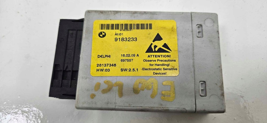 BMW E60 E61 Konsolensteuermodul 9183233 Product image