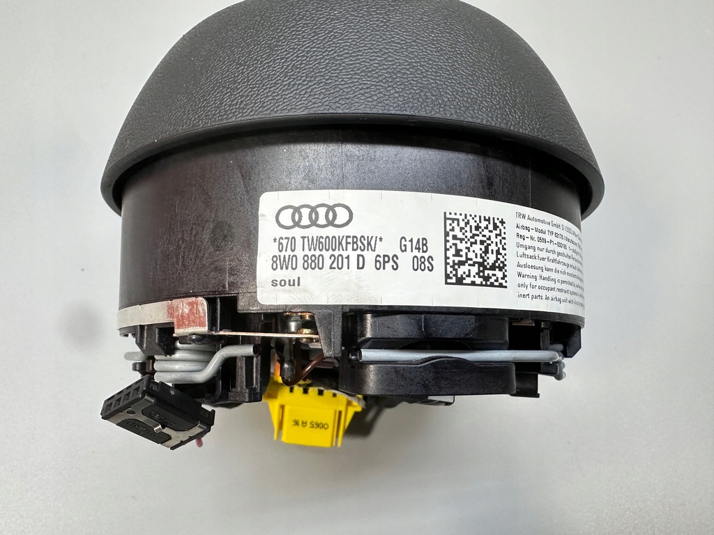 Audi A4 B9 A5 F5 8W Airbag -Airbag -Fahrer 8W0880201D Original Product image